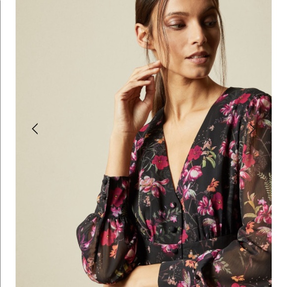 Ted Baker Dresses & Skirts - Ted Baker | Adriele Fern Forest Midi Dress